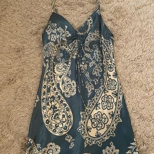 Zara Turquoise Slip Dress